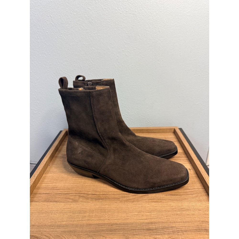 Madewell The Idris Ankle Boot Dark Carob Size 8 - Picture 3 of 9